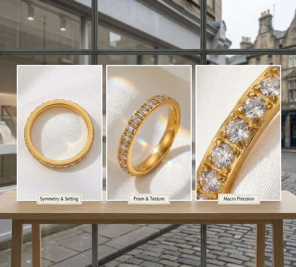 Wholesale Full Diamond Women's Anniversary Ring