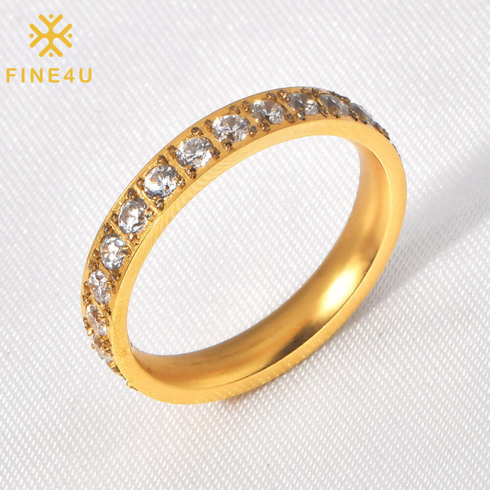 Wholesale Full Diamond Women's Anniversary Ring