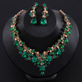 Vintage 1 Set Faux Crystal Rhinestone Necklace